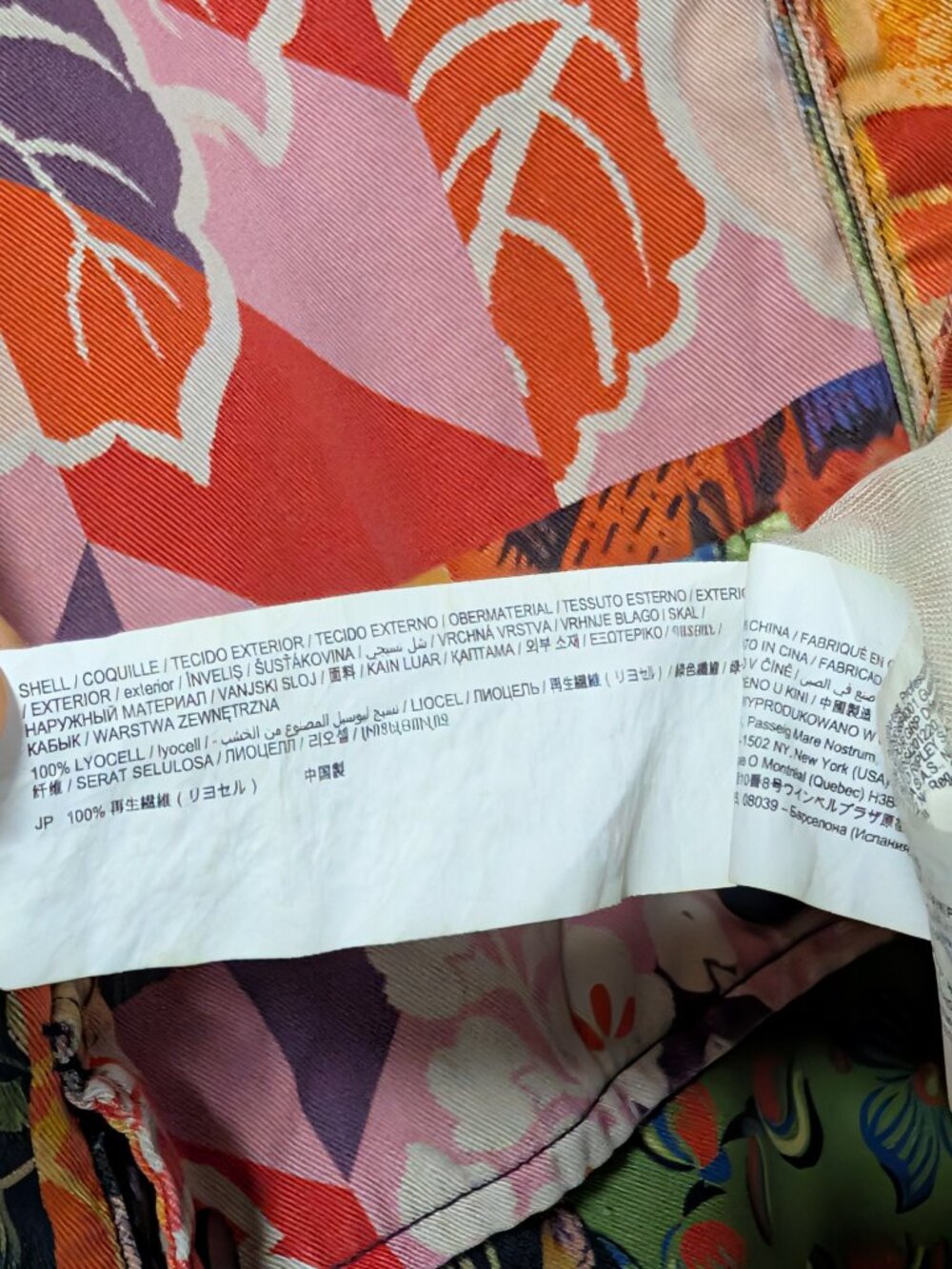 Desigual Patchwork Jacket Size Medium Boho Floral Unique Shacket Artsy - Picture 11 of 11